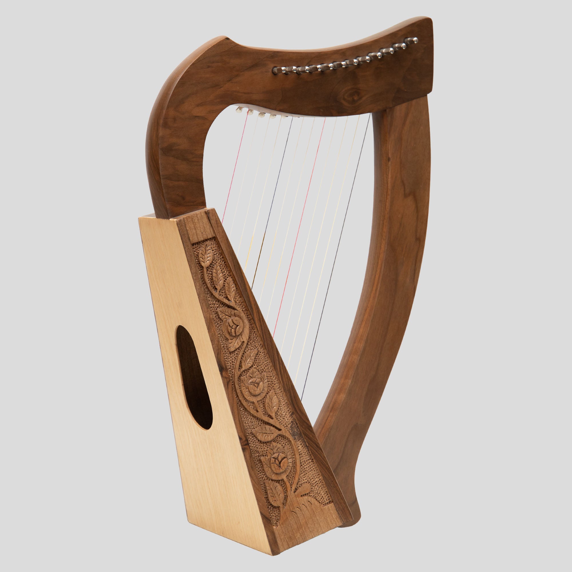12 String O'Carolan Harp With Sharpening Levers