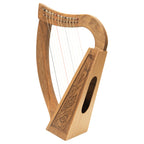 12 String O'Carolan Harp Celtic Dragon, Mini Celtic Harp
