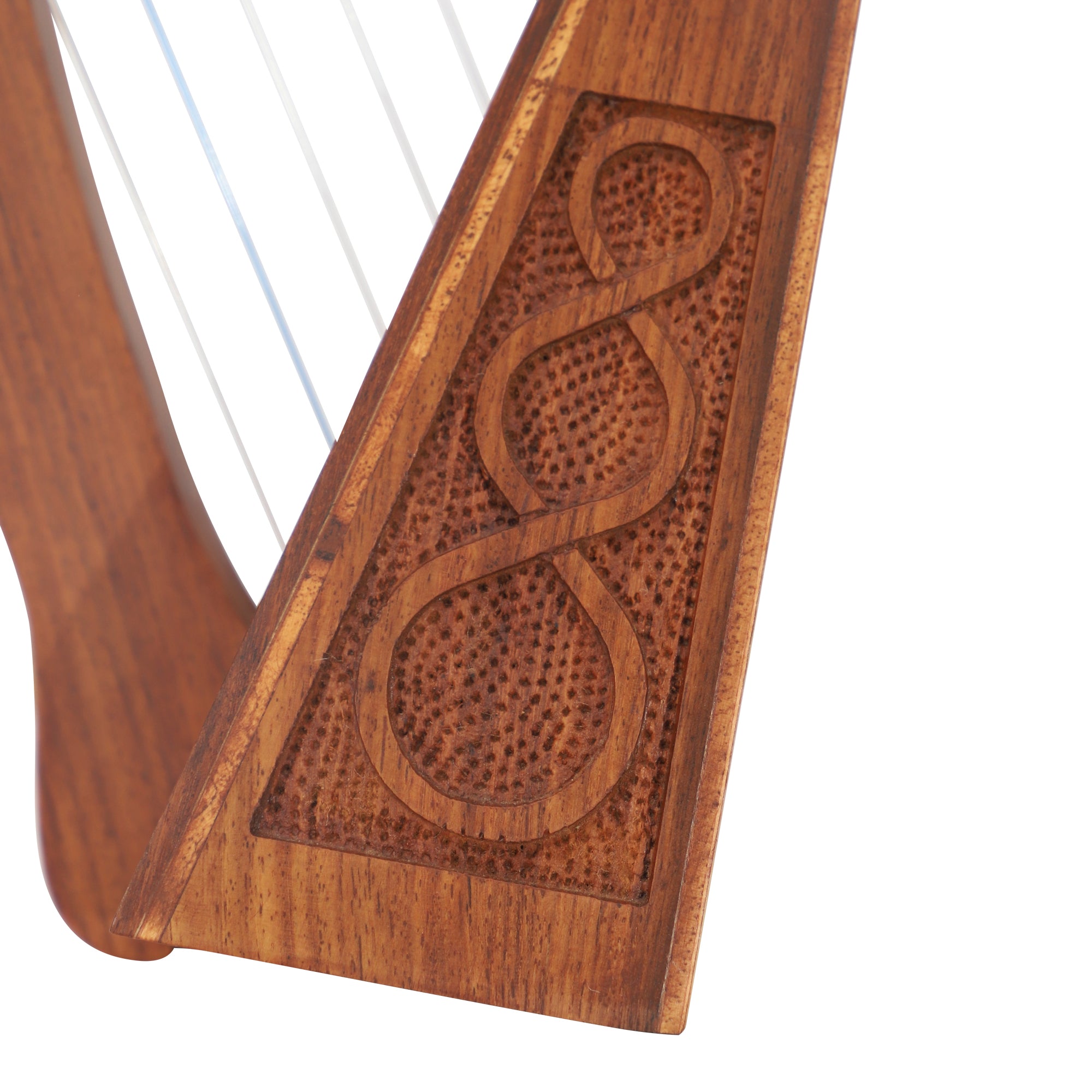 O'carolan Harp, 6 String  Rosewood Knotwork