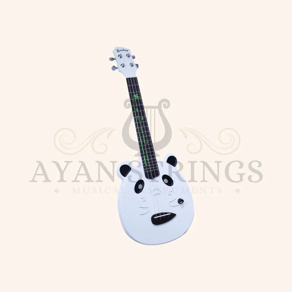Panda Wood Electric Ukulele with Bag