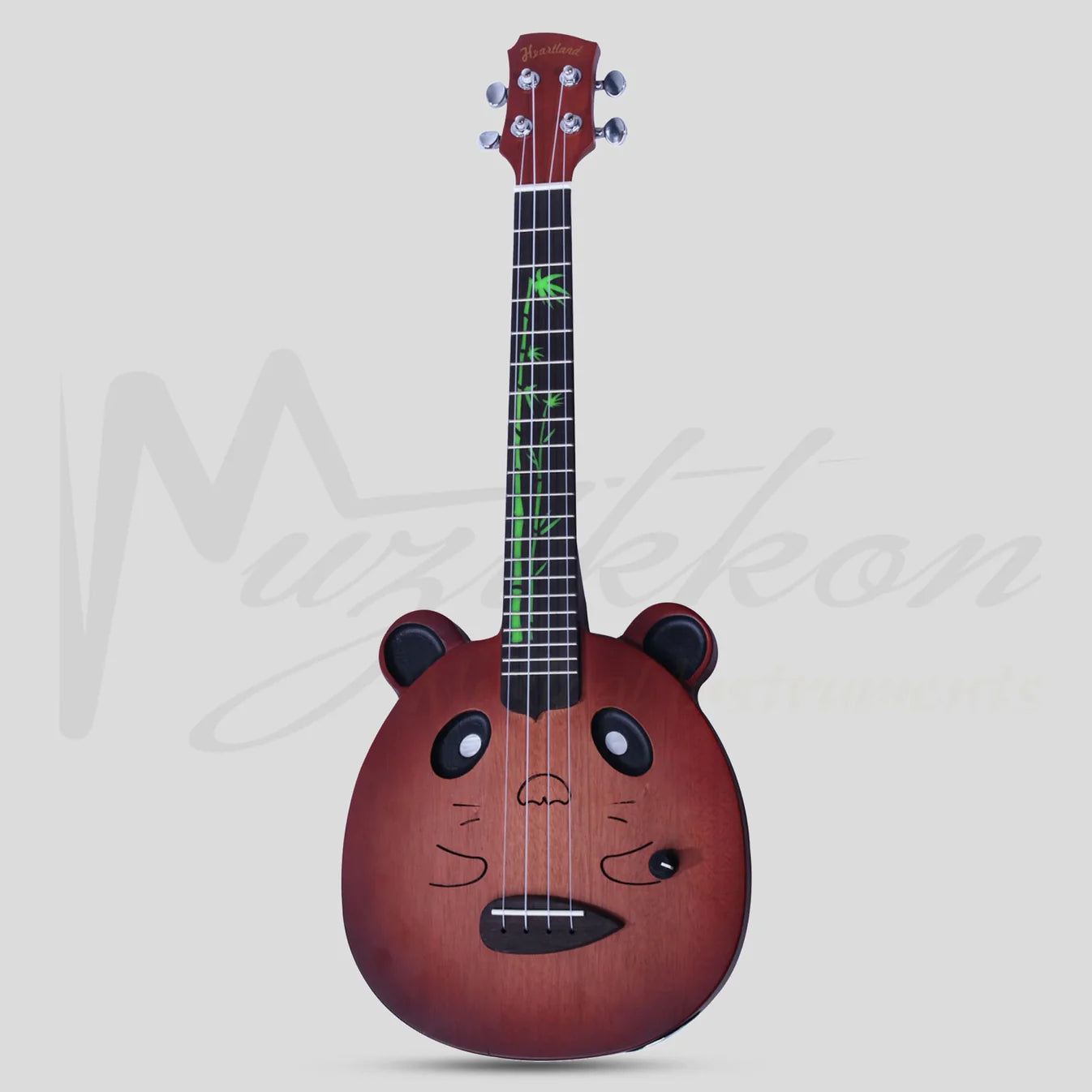 Ukulele electrică Panda Wood cu husă