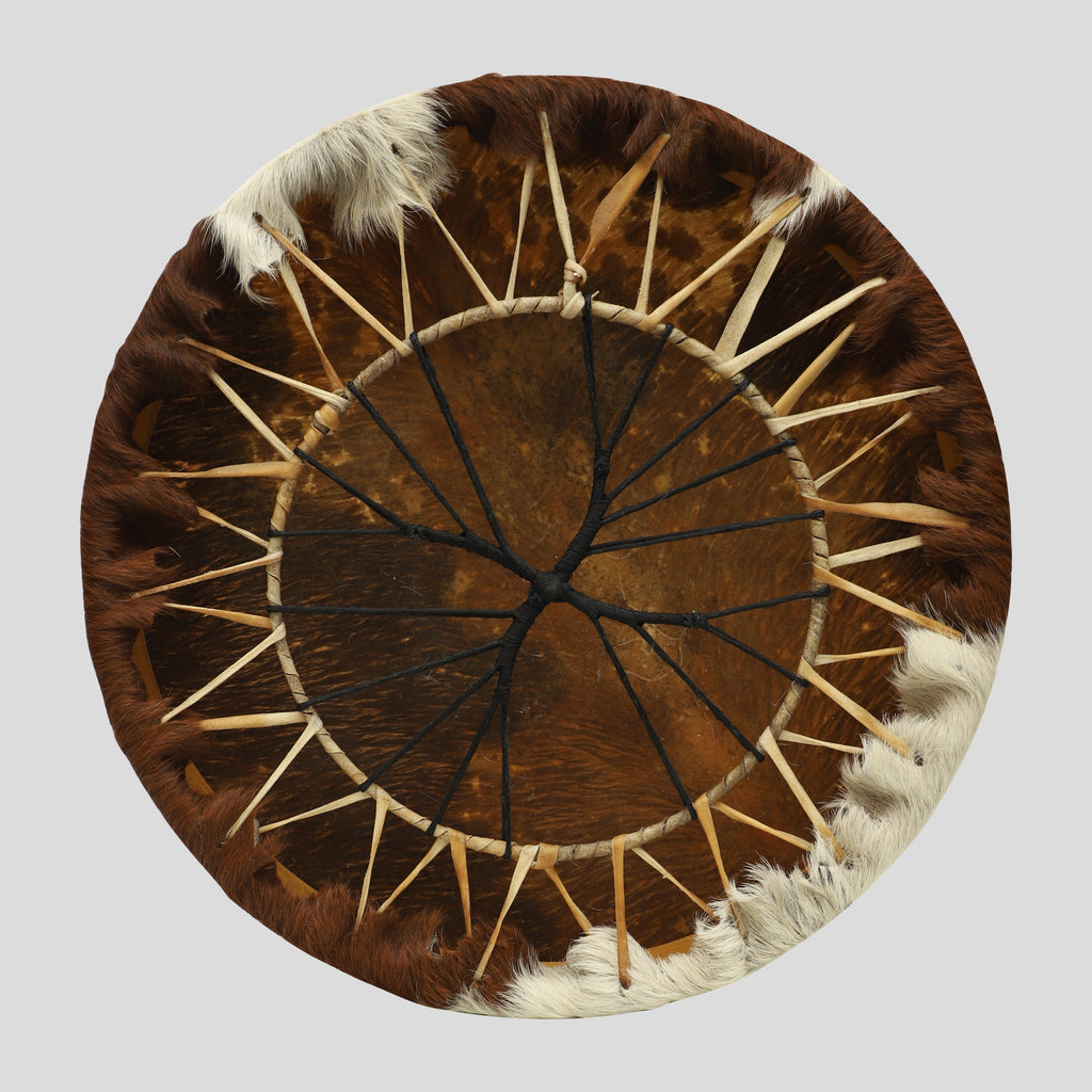 Shamanic Drums 16" (40.5 cm) Shawlan Shaman Drum Circle Tree Handmade with Cow Hide Skin