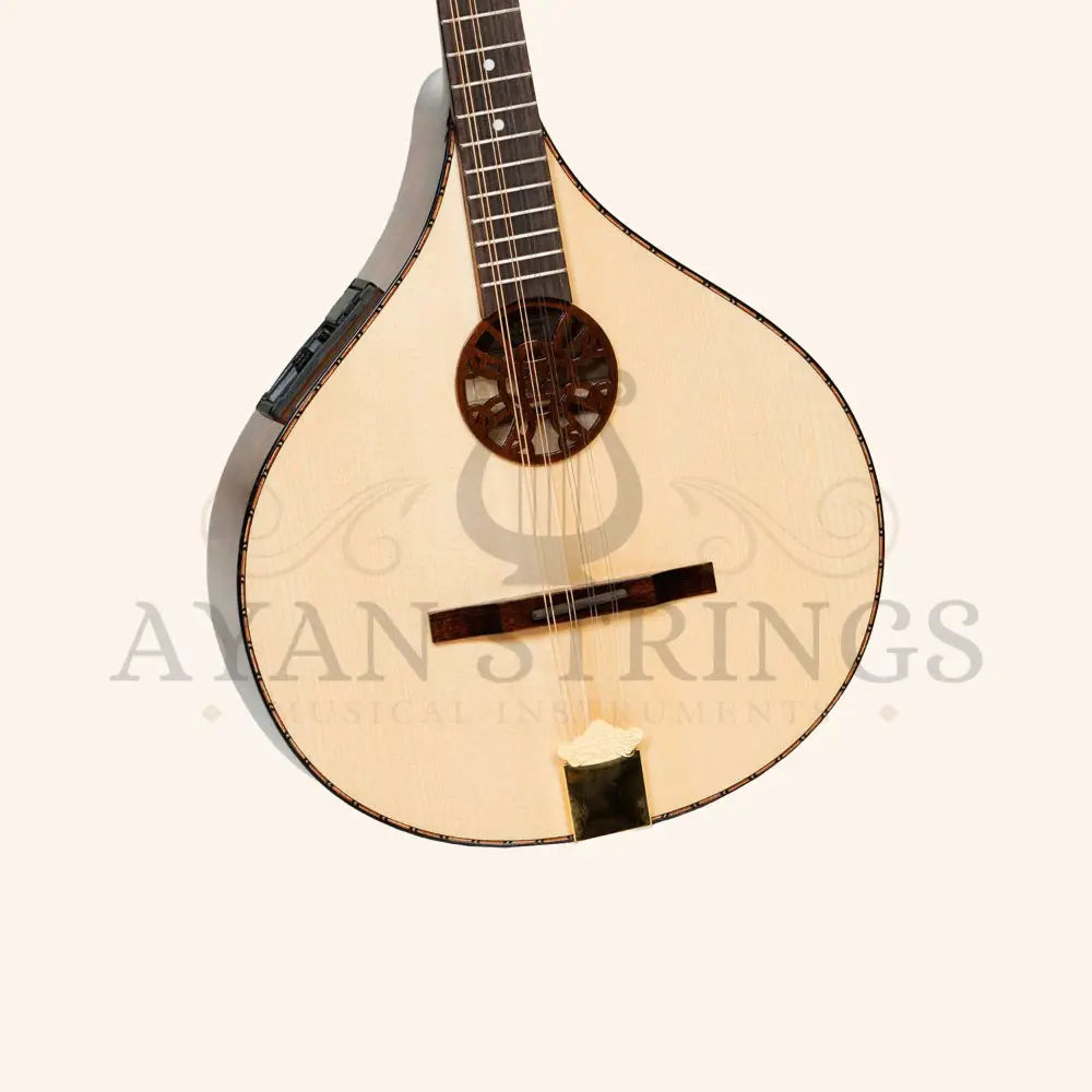 Traditional Electro Acoustic Irish Concert Bouzouki 8 Strings,Maple Body with Spruce Top - Stringed Instruments