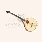 Traditional Irish Bouzouki 8 String With EQ - Stringed Instruments