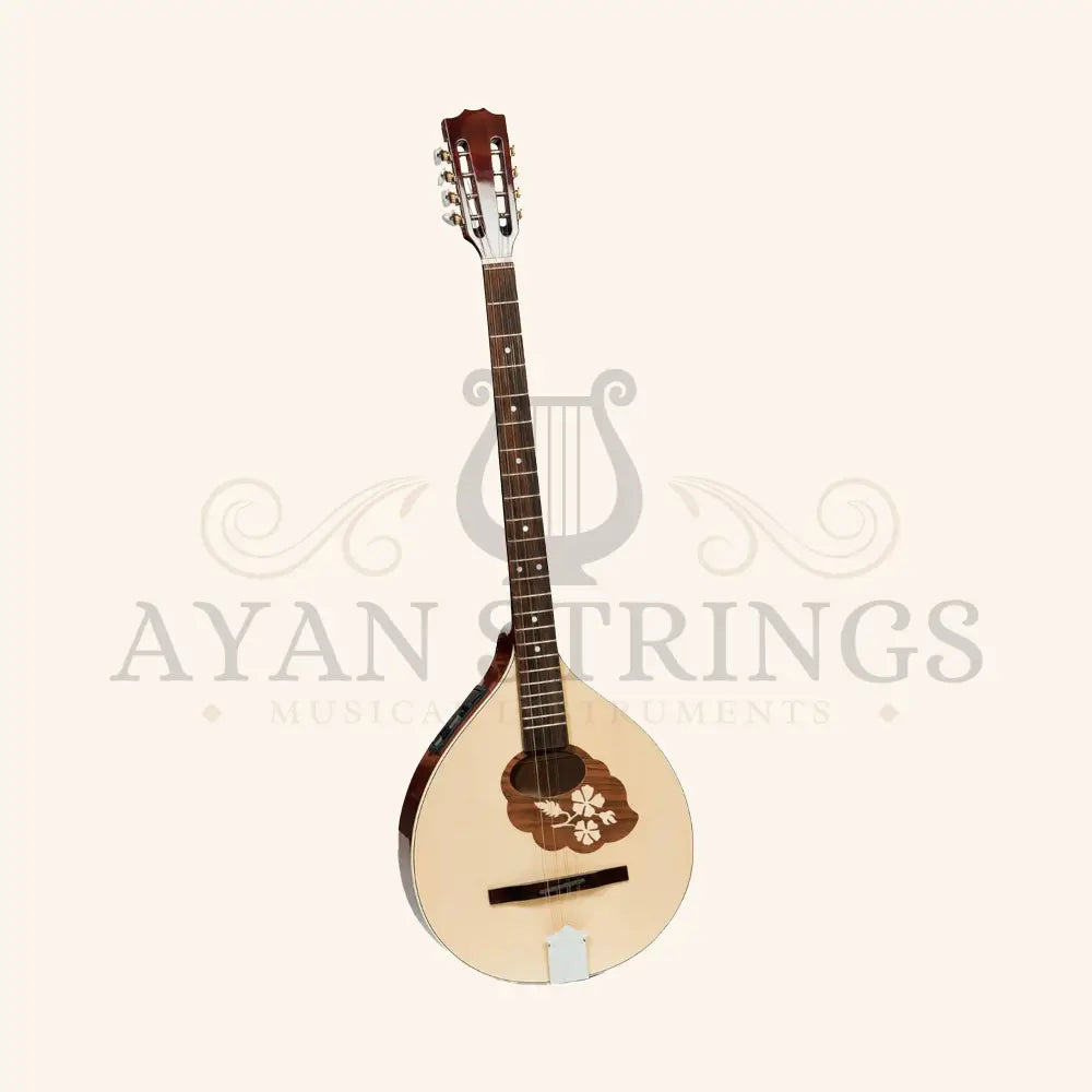Traditional Irish Bouzouki With EQ 8 Strings Maple Body with Spruce Top - Stringed Instruments