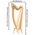27 String Trinity Celtic Harp