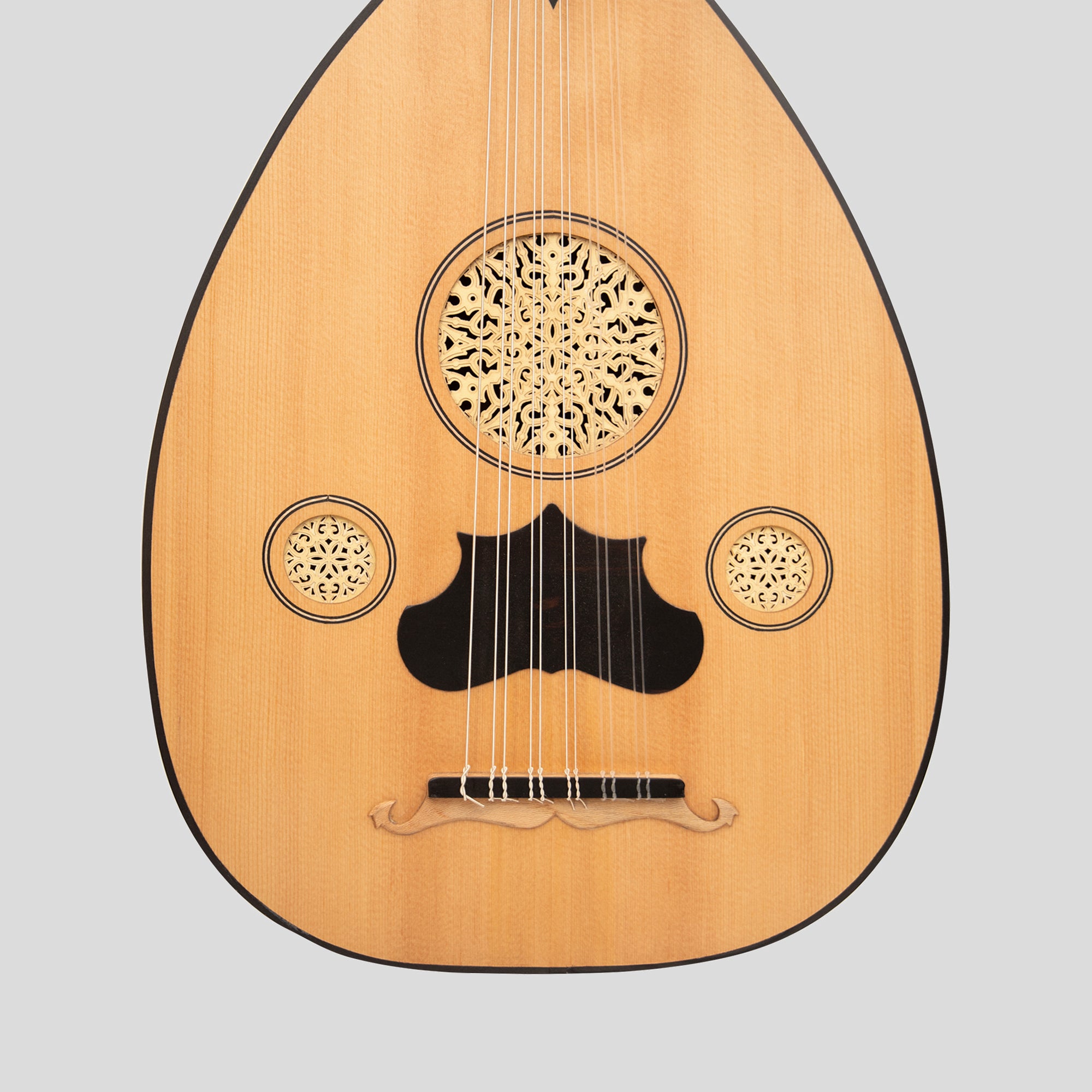 Turkish Oud, 11 Strings Variegated Rosewood Lacewood