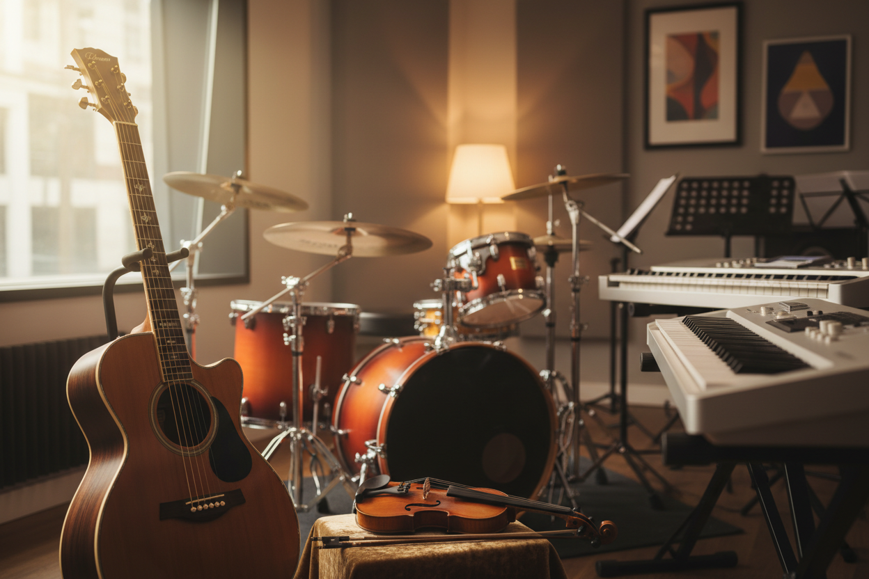 We believe that great music deserves great instruments. Our mission is to provide musicians with tools that elevate their craft and inspire their creativity, whether they're beginners or professionals.